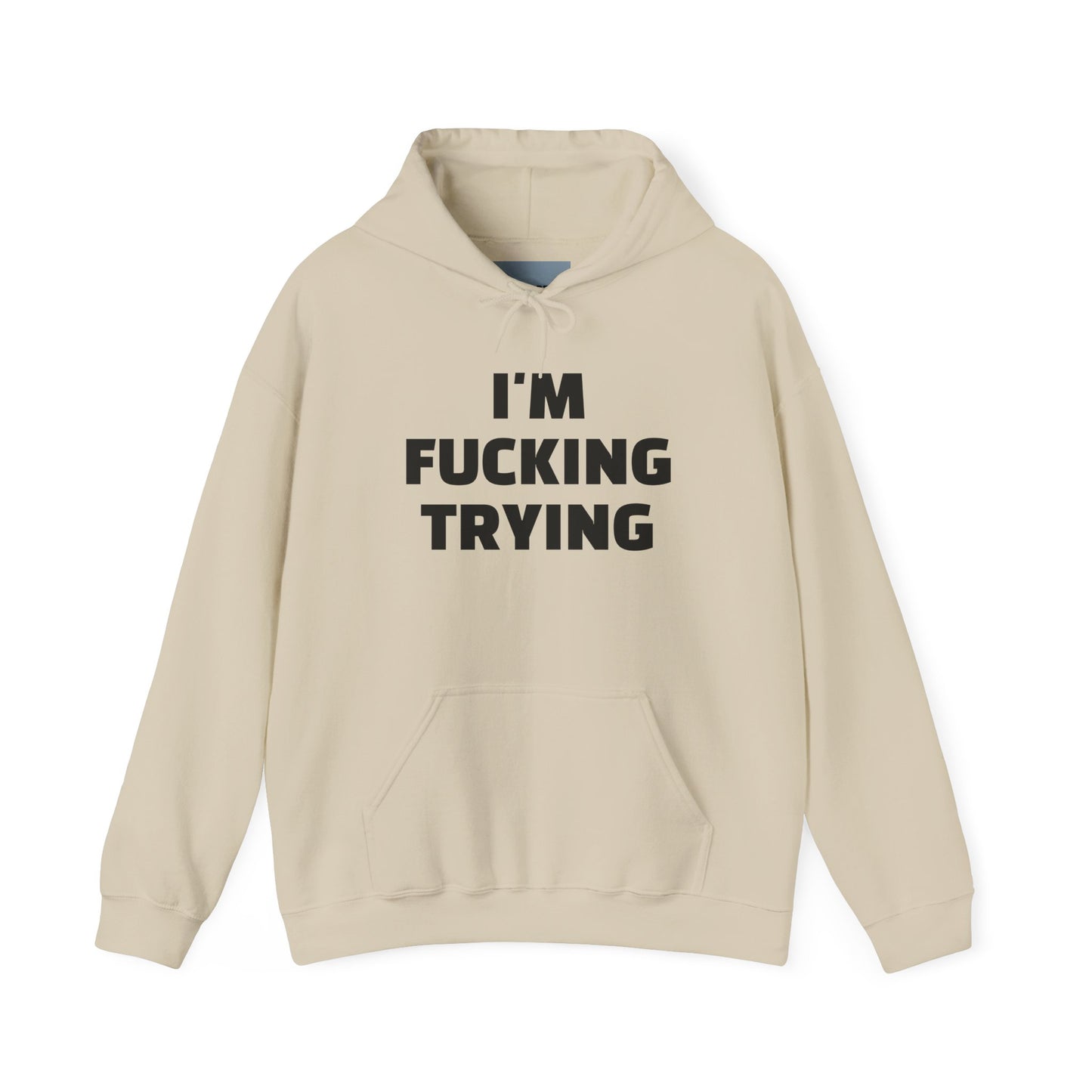 I'M FUCKING TRYING Hoodie