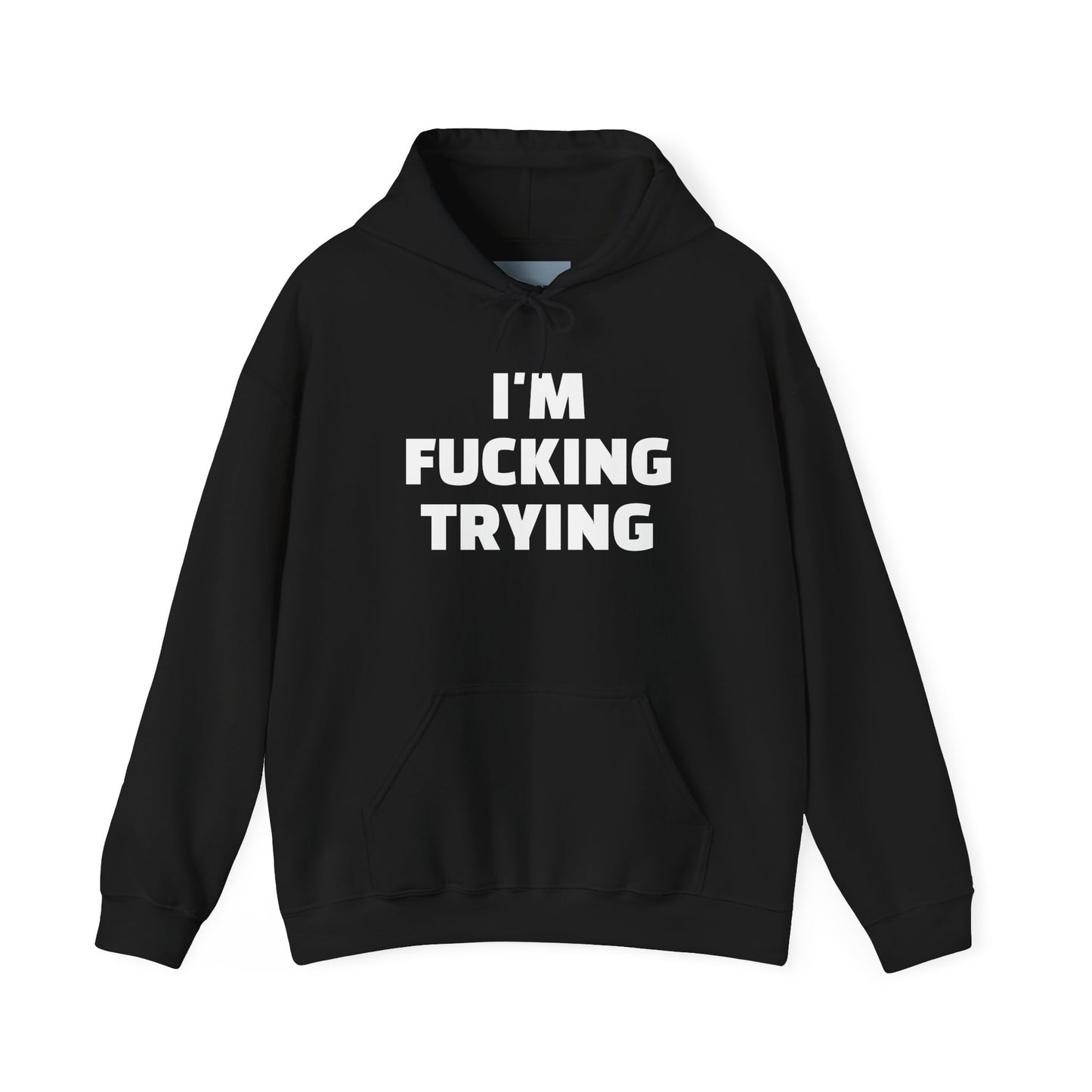 I'M FUCKING TRYING Hoodie